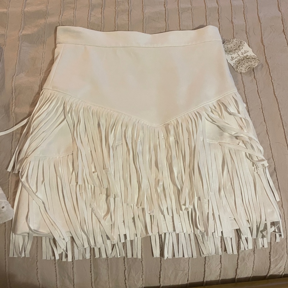 Fringe country skirt